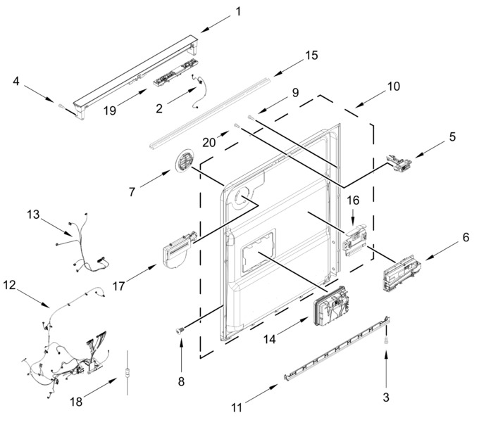Diagram for WDT740SALB4