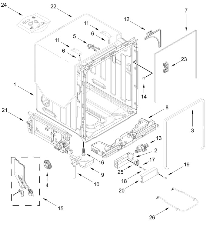 Diagram for WDT740SALB4