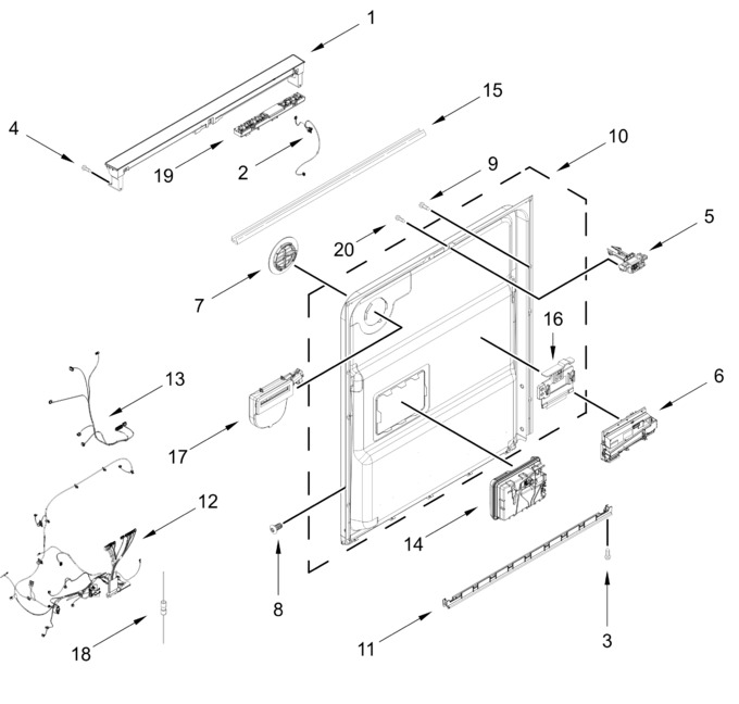 Diagram for WDT750SAKB4