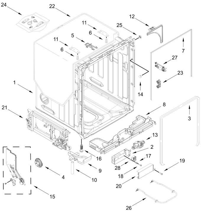 Diagram for WDT750SAKB4