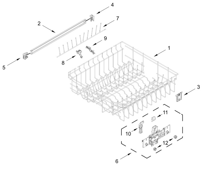 Diagram for WDT750SAKW4
