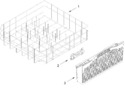 Diagram for Lower Rack Parts