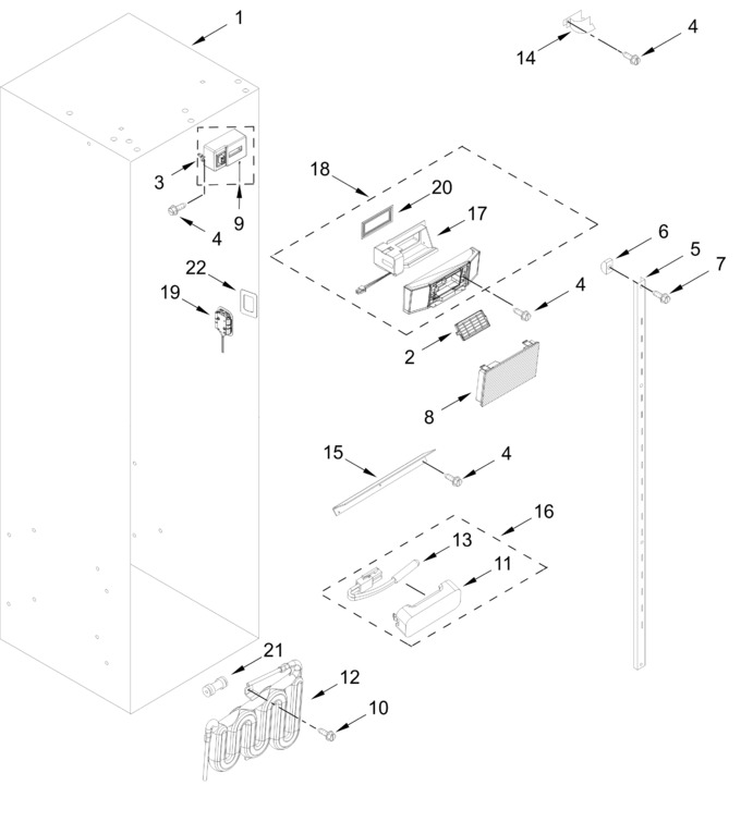 Diagram for KBSD736SPS00