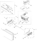 Diagram for Freezer Door Parts