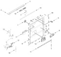 Diagram for Control Panel And Inner Door Parts