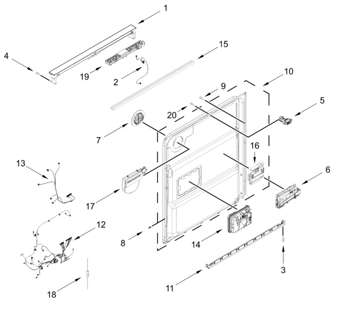 Diagram for WDTA50SAKW4