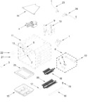 Diagram for Oven Parts (30 In)