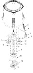 Diagram for Gearcase, Motor And Pump Parts