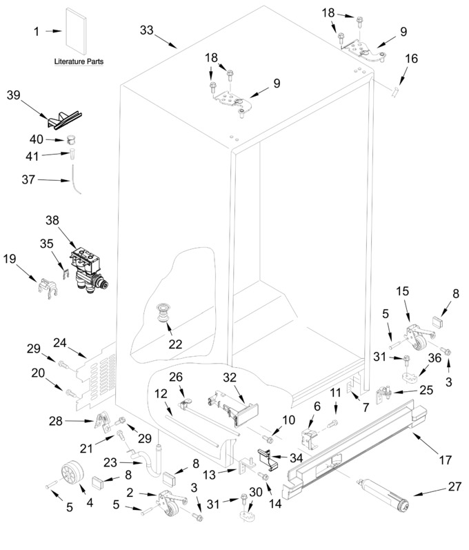 Diagram for WRS325SDHW01