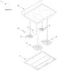 Diagram for Cooktop Parts