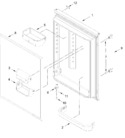 Diagram for Refrigerator Door Parts