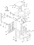 Diagram for Top And Cabinet Parts
