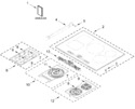 Diagram for Cooktop Parts