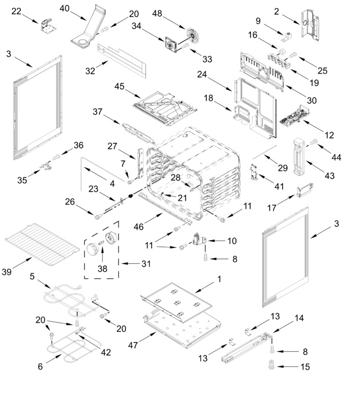 Diagram for WSES4530TV0