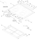 Diagram for Cooktop Parts