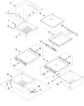 Diagram for Refrigerator Shelf Parts