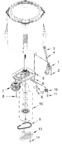 Diagram for Gearcase, Motor And Pump Parts
