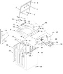 Diagram for Top And Cabinet Parts