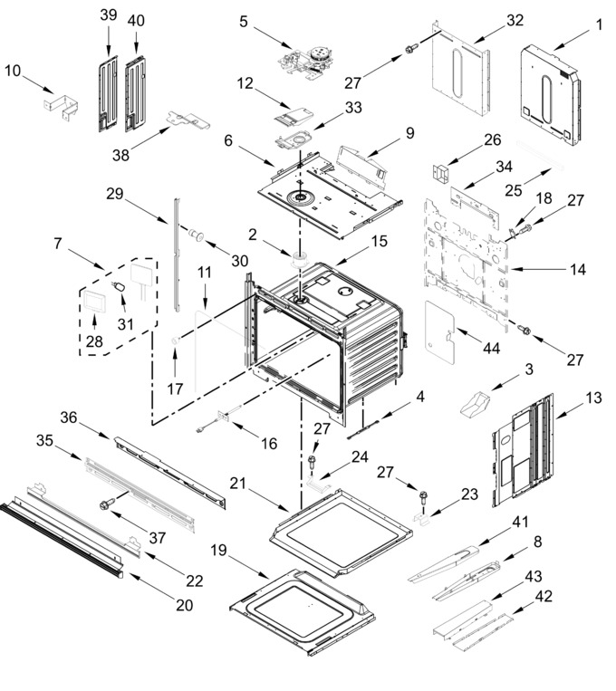 Diagram for KOED727SPS00