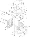 Diagram for Top And Cabinet Parts