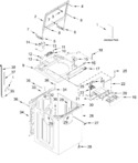 Diagram for Top And Cabinet Parts