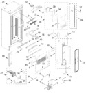 Diagram for Freezer Liner And Icemaker Parts