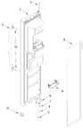 Diagram for Freezer Door Parts