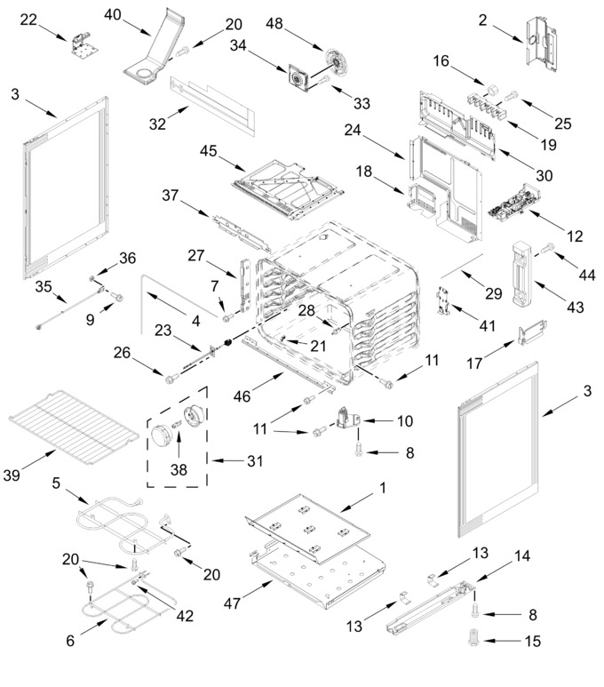 Diagram for YWSES4530TW0