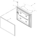 Diagram for Freezer Door Parts