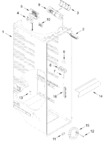 Diagram for Refrigerator Liner Parts