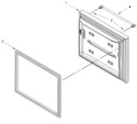 Diagram for Freezer Door Parts