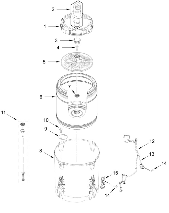 Diagram for WTW8127LW3