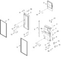 Diagram for Refrigerator Door Parts