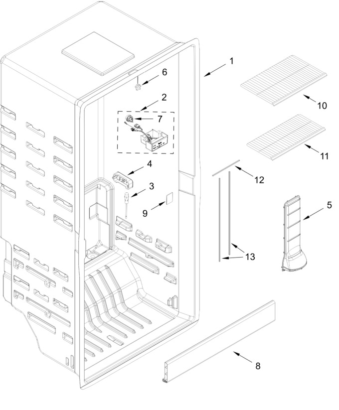 Diagram for WZF57R16FW11