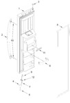 Diagram for Freezer Door Parts