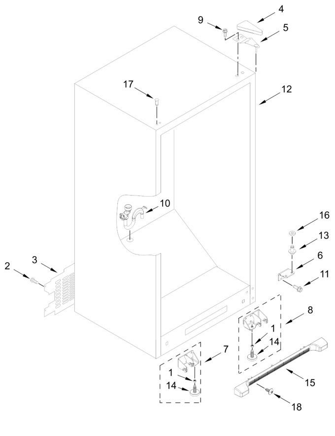 Diagram for WZF34X18DW10