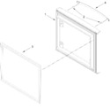 Diagram for Freezer Door Parts