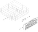 Diagram for Lower Rack Parts