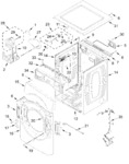 Diagram for Dryer Cabinet Parts