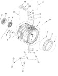 Diagram for Tub And Basket Parts