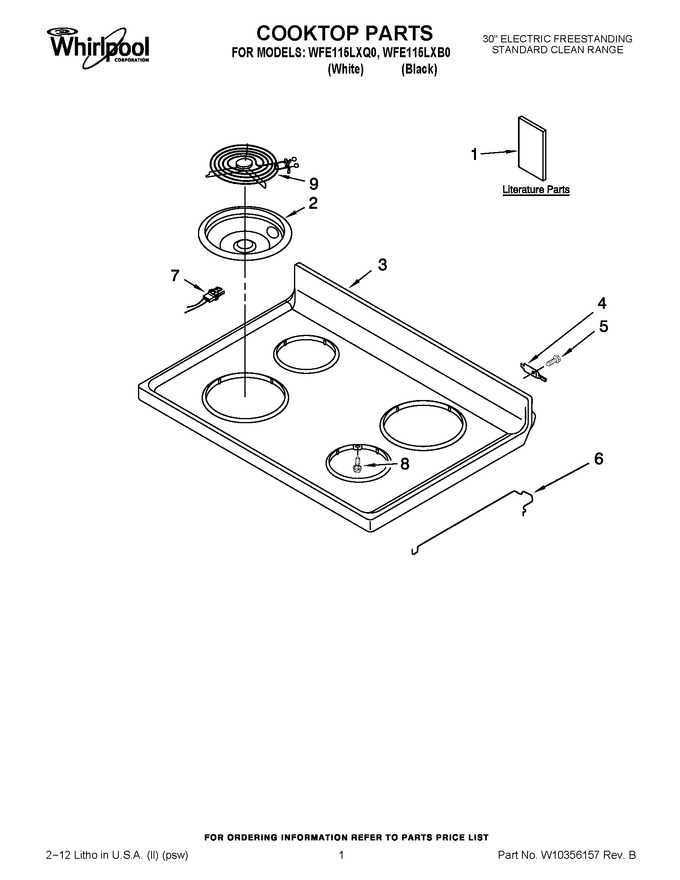 Diagram for WFE115LXB0