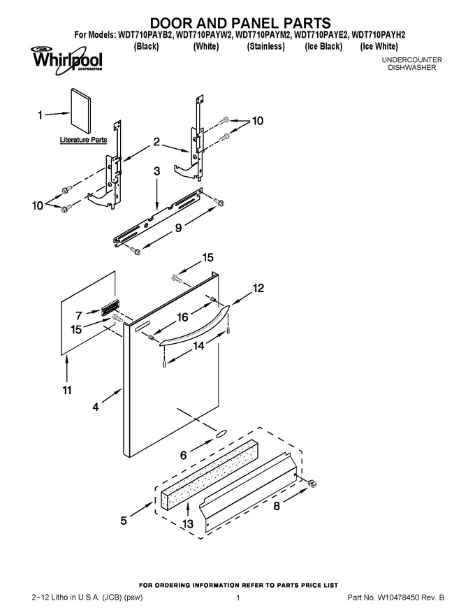 Diagram for WDT710PAYM2