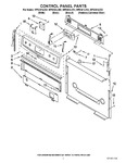 Diagram for 02 - Control Panel Parts