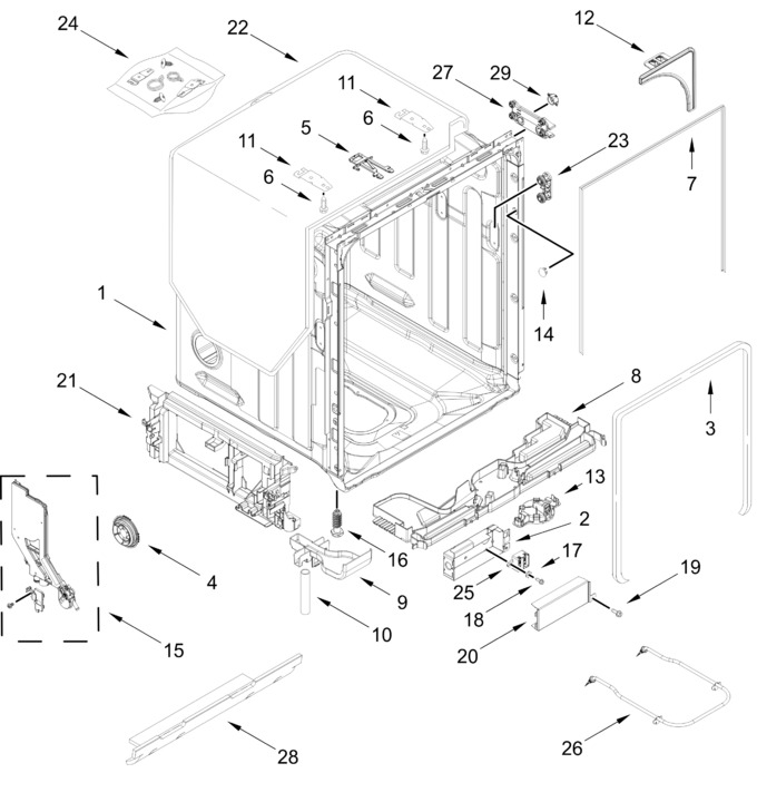 Diagram for WDPS7024RZ3