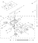 Diagram for Pump, Washarm And Motor Parts