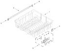 Diagram for Upper Rack And Track Parts