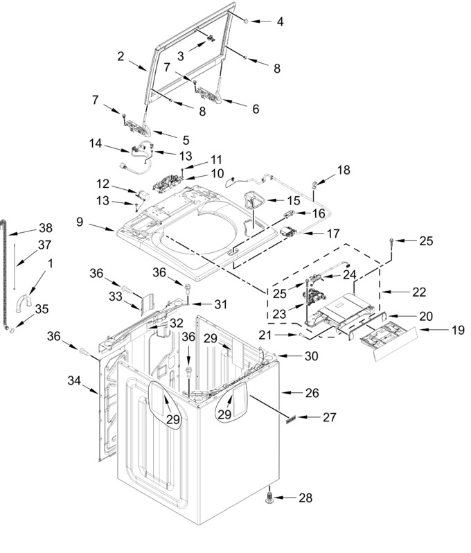 Diagram for MTW6205RW0