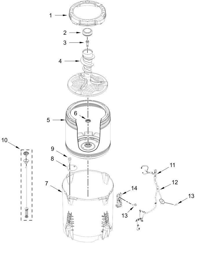 Diagram for MTW6205RW0