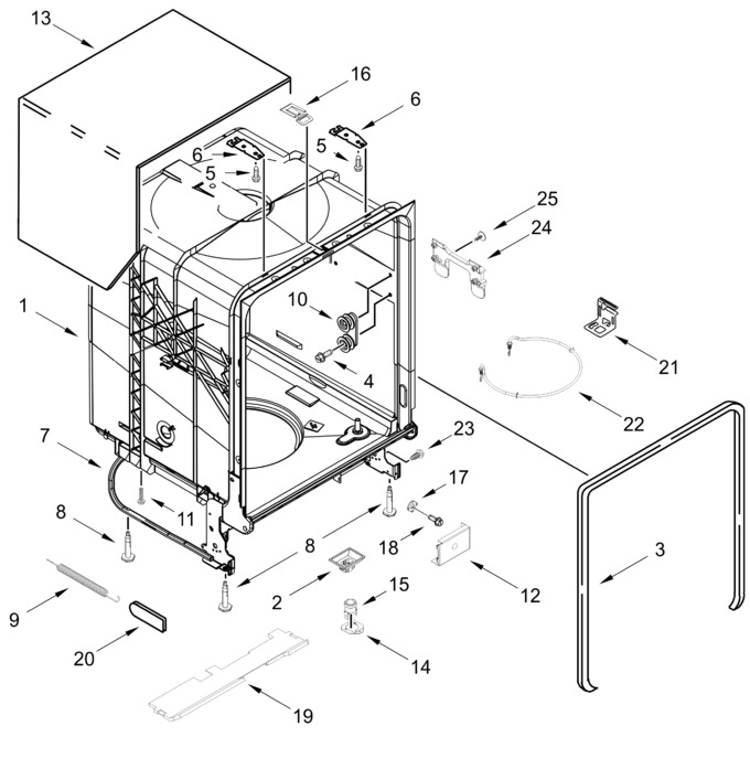 Diagram for WDP730HAMZ2