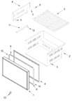Diagram for Lower Drawer Parts